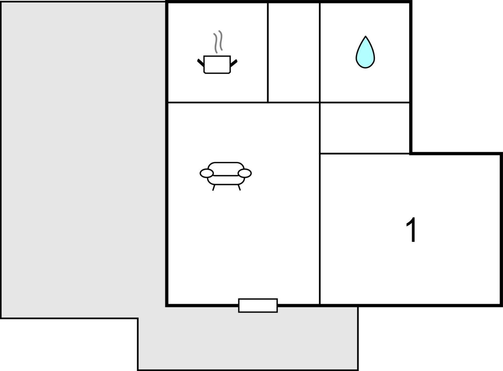 1 Bedroom Beautiful Apartment In 또사데마르 외부 사진